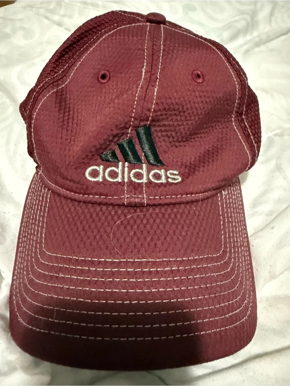 Maroon Adidas Cap